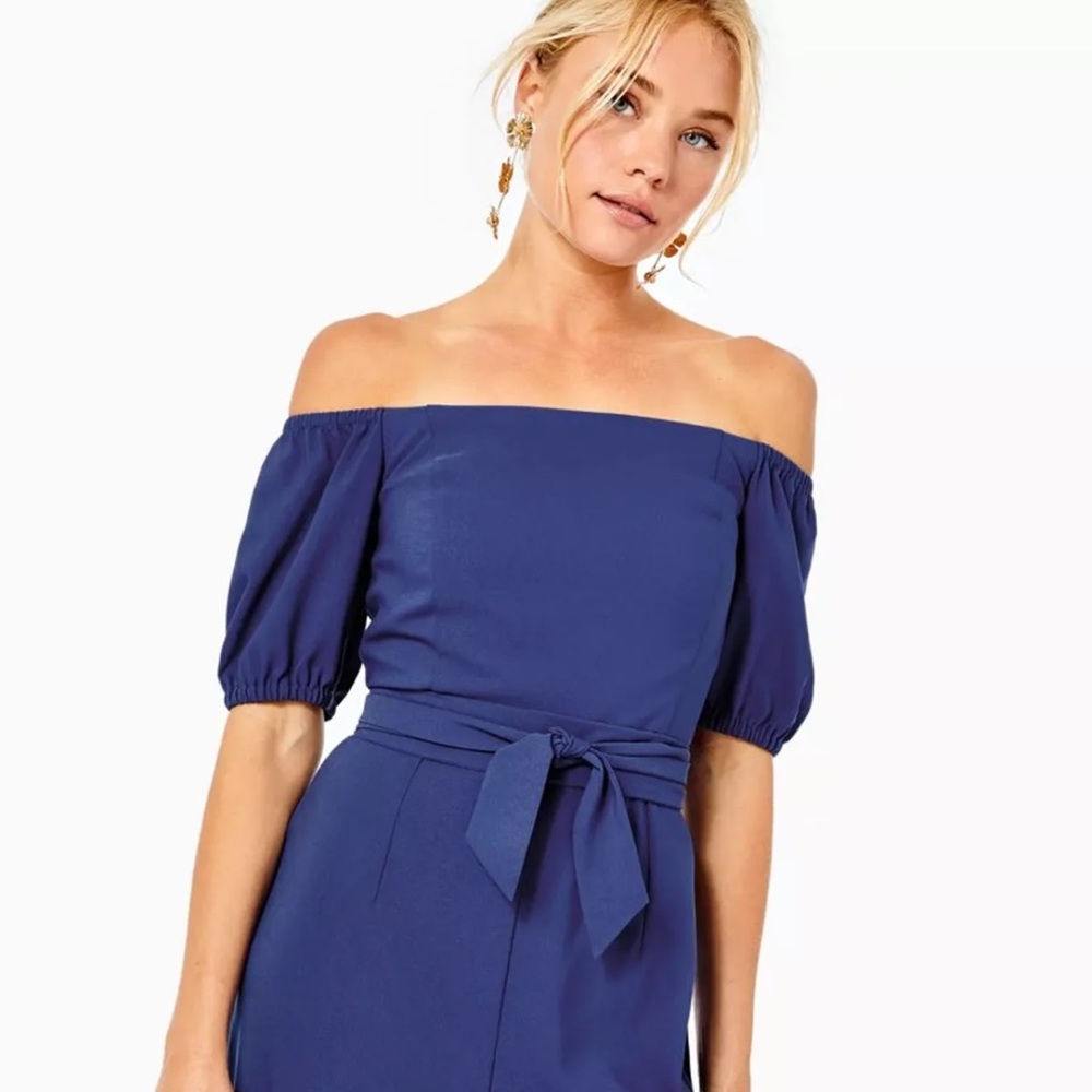 Lilly Pulitzer Navy Jada Jumpsuit